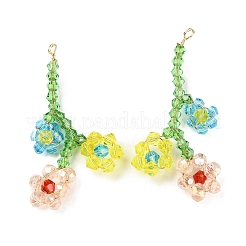 Подвески из стеклянных бусин&nbsp;GLAA-C028-05A