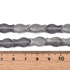 Mattierte Glasperlen Stränge&nbsp;GLAA-T023-40C-01