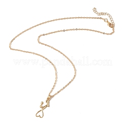 2 шт. 2 цвета мама дочка рука об руку семейное сердце сплав кулон ожерелья&nbsp;NJEW-FS0001-10B