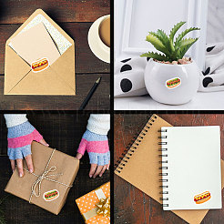 Самоклеящиеся бумажные декоративные наклейки&nbsp;DIY-WH0562-082