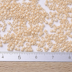 MIYUKIデリカビーズ小  シリンダー  日本製シードビーズ  15/0  （dbs0205)ライトキャラメルセイロン  1.1x1.3mm  穴：0.7mm  約175000個/袋  50 G /袋&nbsp;SEED-X0054-DBS0205