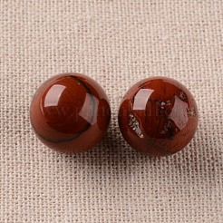 Натуральная красная яшма круглый шарик G-I174-16mm-05