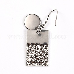 Крючки для сережек из нержавеющей стали 304&nbsp;STAS-WH0027-20B