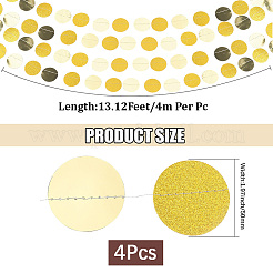 Блестящая бумага круглый подвесной баннер FEPA-WH20816-001