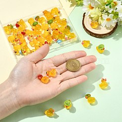 40 Stück Miniatur-Entenmodell aus Harz in 8 Stilen&nbsp;AJEW-CJ0001-82