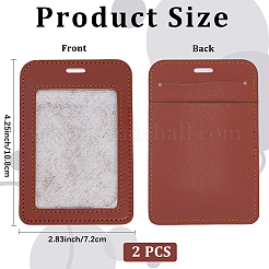 Пластиковый держатель для визитных карточек из ПВХ&nbsp;AJEW-WH20006-351A-03