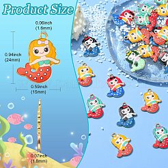 40 шт. Подвески из сплава с эмалью&nbsp;ENAM-CJ0005-65