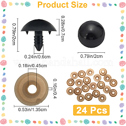 Harz Handwerk Puppenaugen&nbsp;DIY-GF0009-70A