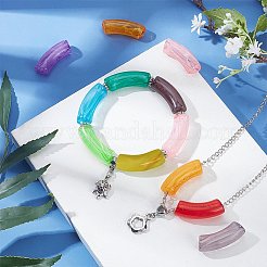 40шт 10 цвета акриловые бусины SACR-SC0001-04