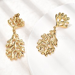 Серьги-гвоздики из нержавеющей стали 304&nbsp;EJEW-K268-43C-G