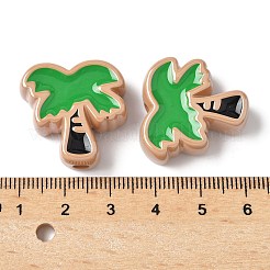 10шт акриловые эмалевые бусины OACR-H048-01A-02