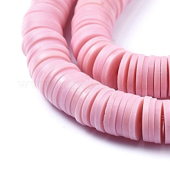 Perle piatte tonde polimero a mano di argilla&nbsp;CLAY-R067-8.0mm-26