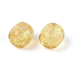 Нити из фольгированных бусин лэмпворк ручной работы FOIL-T008-01E