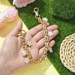 Цепочки для кошельков с цветами&nbsp;AJEW-CJ00002