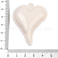 Непрозрачной акриловые большие подвески OACR-B036-17