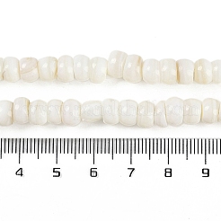 Нити бусин из натуральных пресноводных ракушек BSHE-H109-07