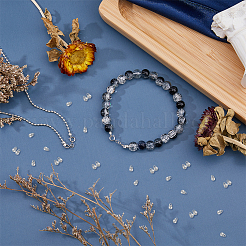 30 шт. 925 наконечника для бусин из стерлингового серебра STER-DC0001-19