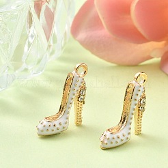 2 stücke legierung emaille stilettos anhänger&nbsp;ENAM-YW0002-30B