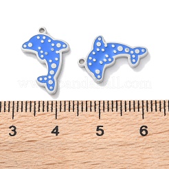 Pendentifs en acier inoxydable 304 émaillés&nbsp;STAS-M102-12A-P
