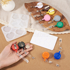 2 Stück 2 Stile DIY Anhänger Silikonformen&nbsp;DIY-TA0015-24