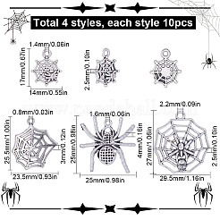 Подвески из сплава в тибетском стиле TIBE-SC0001-85