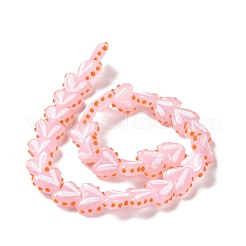 Сердце ручной работы лэмпворк бусы нити&nbsp;LAMP-G150-01D