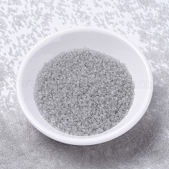 MIYUKIデリカビーズ  シリンダー  日本製シードビーズ  11/0  （db1271)マットグレーの透明な霧  1.3x1.6mm  穴：0.8mm  約10000個/袋  50 G /袋&nbsp;SEED-X0054-DB1271