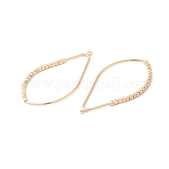 Латунные подвески с открытой спинкой KK-O144-25G