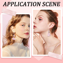 48 шт. 6 стиля светящиеся полупрозрачные подвески из смолы RESI-SC0003-24