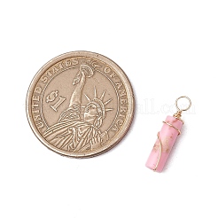 Подвески из окрашенной синтетической императорской яшмы с медной проволокой&nbsp;PALLOY-JF03457-03