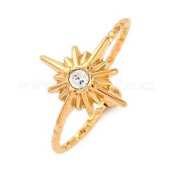 Manschettenringe aus Edelstahl 304 mit Strassen&nbsp;LS-RJEW-D306-23G