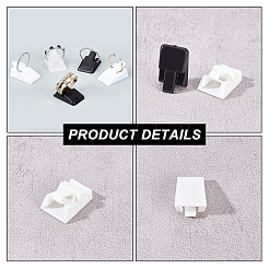 32 шт. 2-цветные прямоугольные пластиковые кольцевые дисплеи&nbsp;RDIS-PH0009-009