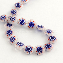 Handgemachte Glasperlen Millefiori-Stränge&nbsp;X-LK-R004-01D