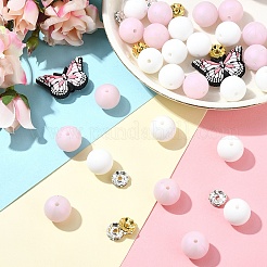 Набор силиконовых бусин&nbsp;SIL-YW0001-47