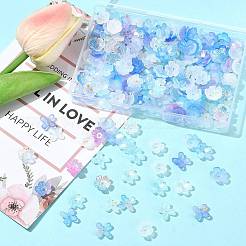 Акриловые колпачки для бусин с металлическим плетением OACR-FS0002-49A