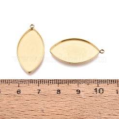 Componente cabochon pendente in acciaio inossidabile 304&nbsp;STAS-Q113-18C-G