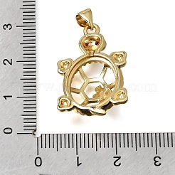 Pendenti in zirconi neri con micro pavè di ottone&nbsp;CU-CBA637A-05G-B
