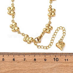 Женские ожерелья-цепочки в форме бабочек из нержавеющей стали 304&nbsp;NJEW-G178-07G