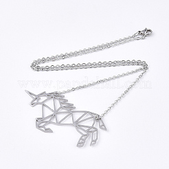 Не тускнеющие подвески из нержавеющей стали 201&nbsp;LS-NJEW-T009-JN035-1-40