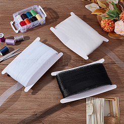 75 ярд двухцветной полиэстеровой сетчатой кружевной отделки OCOR-GA0002-10