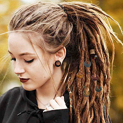 20 шт. натуральный камень пикассо/полихромная яшма европейские бусины&nbsp;G-DC0001-59