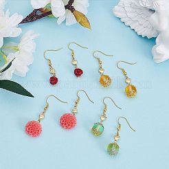 Набор для изготовления сережек в форме сердца своими руками DIY-SZ0007-66