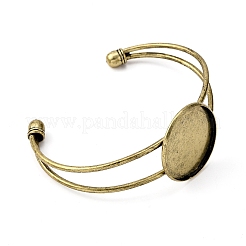 Латунь манжеты браслет материалы MAK-S001-SZ016AB-25