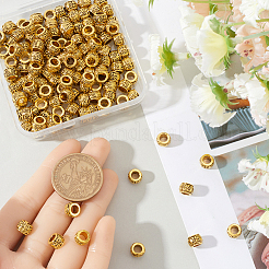 150 шт. европейские бусины из сплава в тибетском стиле FIND-SP0001-94