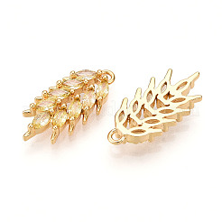 Латунные микро проложить кубического циркония подвески&nbsp;KK-N261-105G