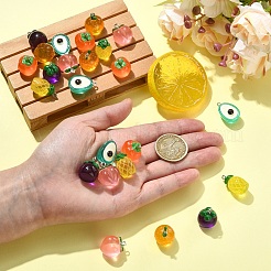 12шт 6 стиля подвески из смолы&nbsp;RESI-YW0006-10