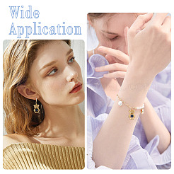 2шт латунные подвески с микропаве и кубическим цирконием&nbsp;KK-TA0002-81D