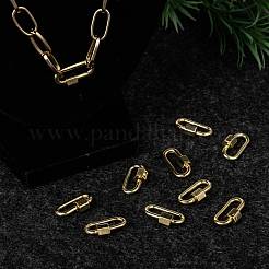 Латунные брелоки с карабином KK-T047-08G