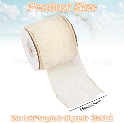 Органза морщинистая проволочная лента&nbsp;OCOR-WH0078-278A