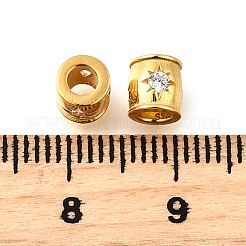 925 бусина из чистого серебра с микропаве и прозрачным фианитом STER-F061-04A-G